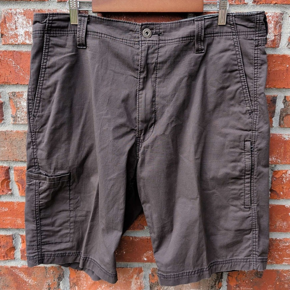 Denizen from Levi's Cargo Shorts Mens 38 Brown Utility Cotton Stretch 24681-0007